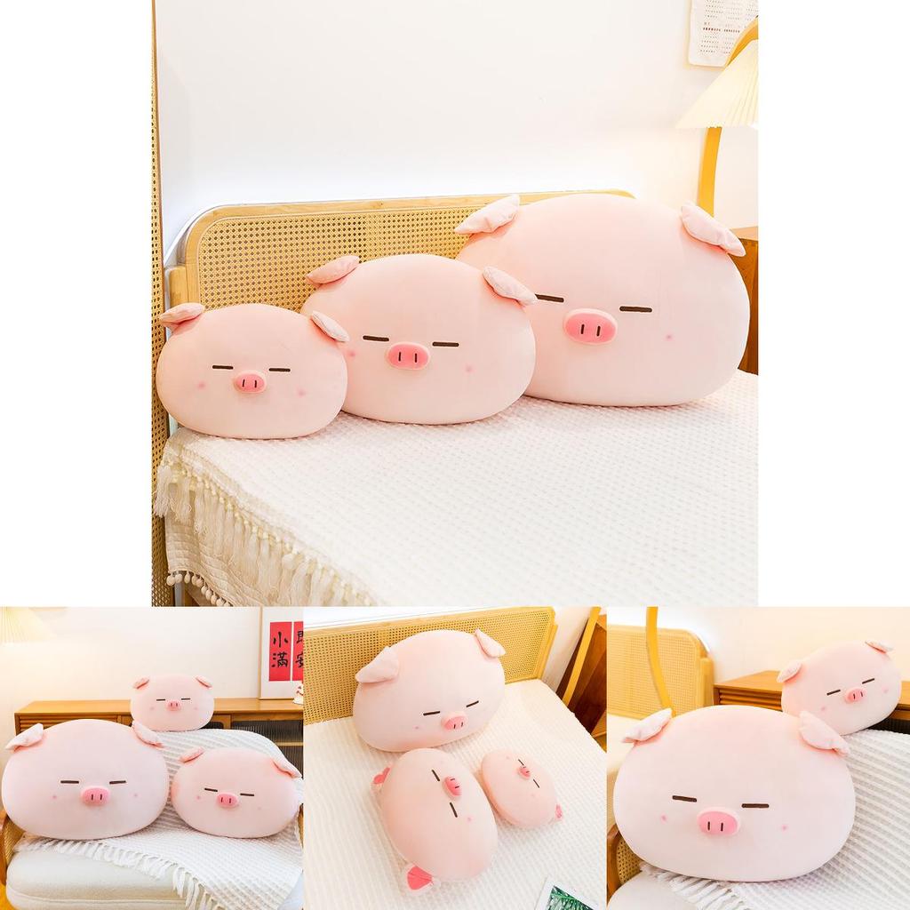 Emoji Pig Plush Pillow Cute Piglet Cushion Soft Toy For Kids Bedroom Decor