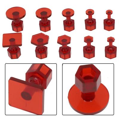 10pcs/set Glue Tabs Dent Removal Tools Car Dent Repair Car Dent Removal Tool Auto Paintless Dent Repair Glue Tabs For Car Bo