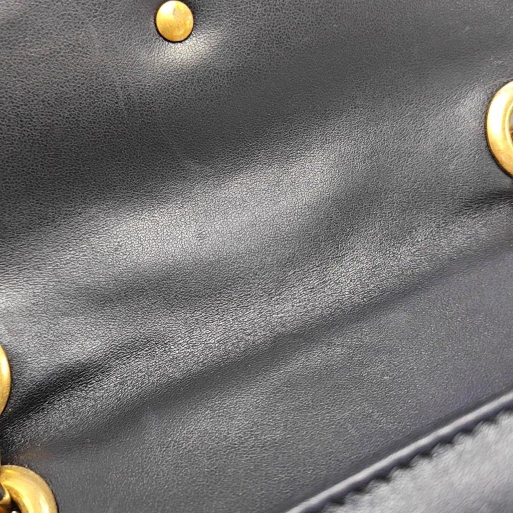 [Pre-Owned] Gucci GG Marmont Matelassé Mini Bag 'Black' - Very Good #7WZD6Y