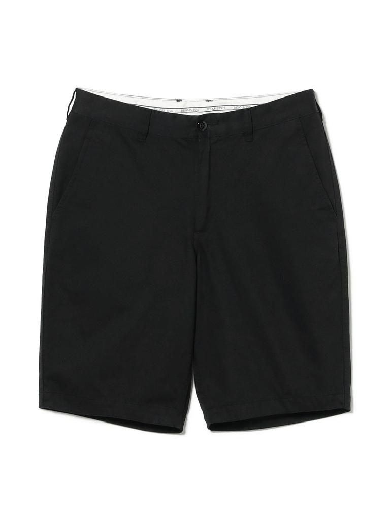 Beams Men's Basic Chino Shorts, Black, Medium