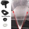 2PCS Universal Front Windshield Washer Wiper Nozzle Jet Sprayer Water Spout Outlet Adjustment