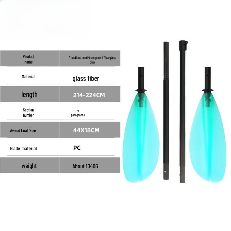 Pulai Portable 4-Section Double-Ended Kayak Paddle