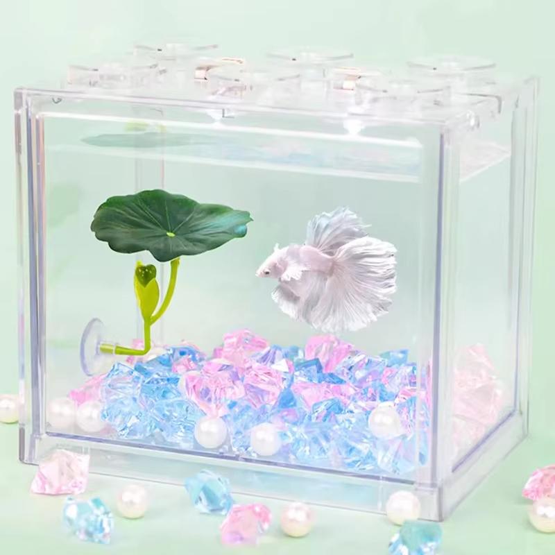 1pcs Green Leaf Hammock For Betta Fish Stress-Reducing Aquarium-Safe Decor With Suction Cup For Fish Tank Fake Plants Decoration