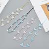 Colorful Butterfly Pendant Beaded Mobile Phone Chain Fashion Cellphone Case Hanging Rope Women Telephone Phone Lanyard Jewelry
