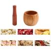 Convenient Garlic Pounder Jar Old-fashioned Manual Mashing Bowl  Kitchen