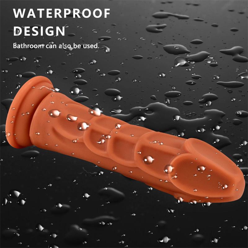 Mixed Color Liquid Silicone Eggless Simulation Penis Dildo Female Masturbation Device Anal Anal Plug Anal Expansion Device