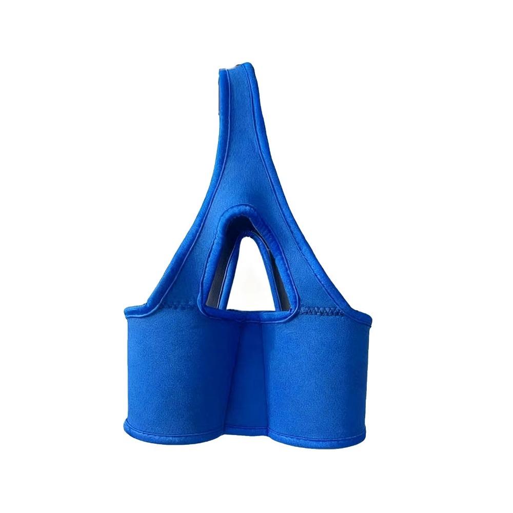 Collapsible Double Cup Beverage Holder Reusable Iced Coffee Cup Sleeve Cup Carrier Holder  Camping