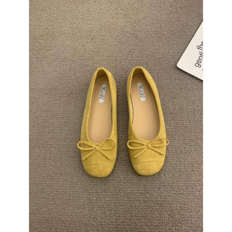 Gentle ballet ladyshoes flat shoes French retro soft sole silver new Chinese red single shoes spring small fragrant wind women's shoes