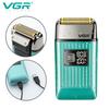 2026 VGR Men's Razor IPX6 Body Wash Professional Sideburn Trimming Intelligent Digital Display Multi-functional Shaving Sculpting Hair Trimmer V-357