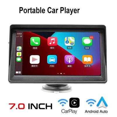 Auto Rückansicht Monitor Fahrzeug 7 Zoll Buckup Kamera Bildschirm CarPlay Drahtlose Android-Auto Bluetooth FM Sender USB MP5 B600W
