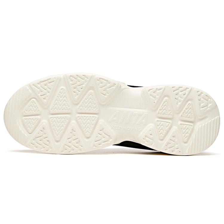 Anta Textile, Synthetic Leather Breathable And Slip Resistant Low Top Chunky Sneakers Men's 112038822-1
