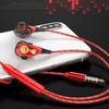 Earphone In\-ear 10mW Earphone Plastic Dual Drive Stereo Wired Ears Headset with 3\.5mm Connector for P40