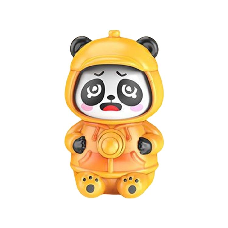 

Charming Panda Keychain With Face Changing Designs Elegant Keyrings Pendnat Accessory Great Gift For All Ages жёлтый