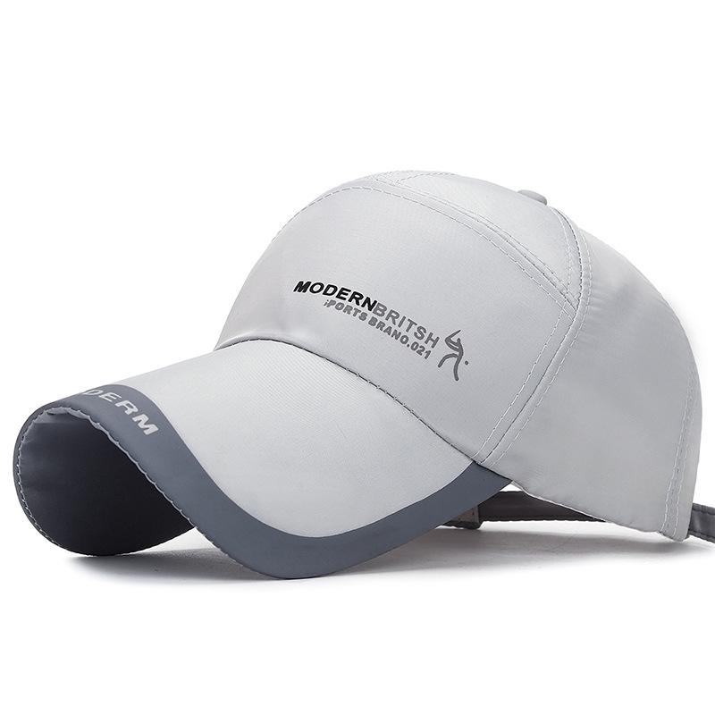 Spring and Autumn Extended Brim Sunshade Baseball Cap, Outdoor Casual Quick-drying Fishing Cap