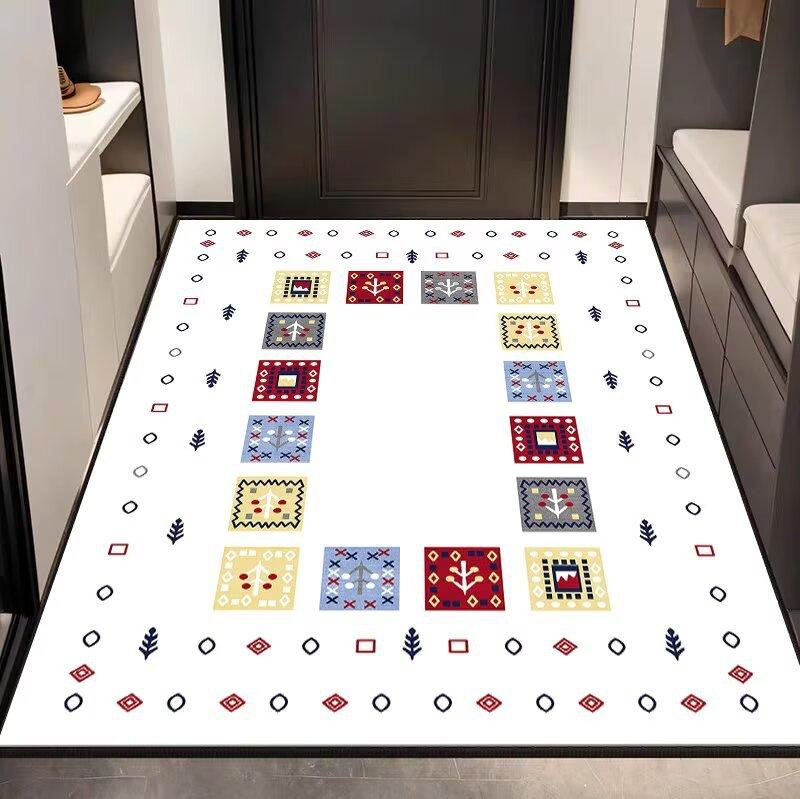 The Entrance Door Floor Mat Can Be Cut, And The Entrance Door Home High-End Non-Slip Carpet Is Dirt-Resistant And Easy To Take Care Of