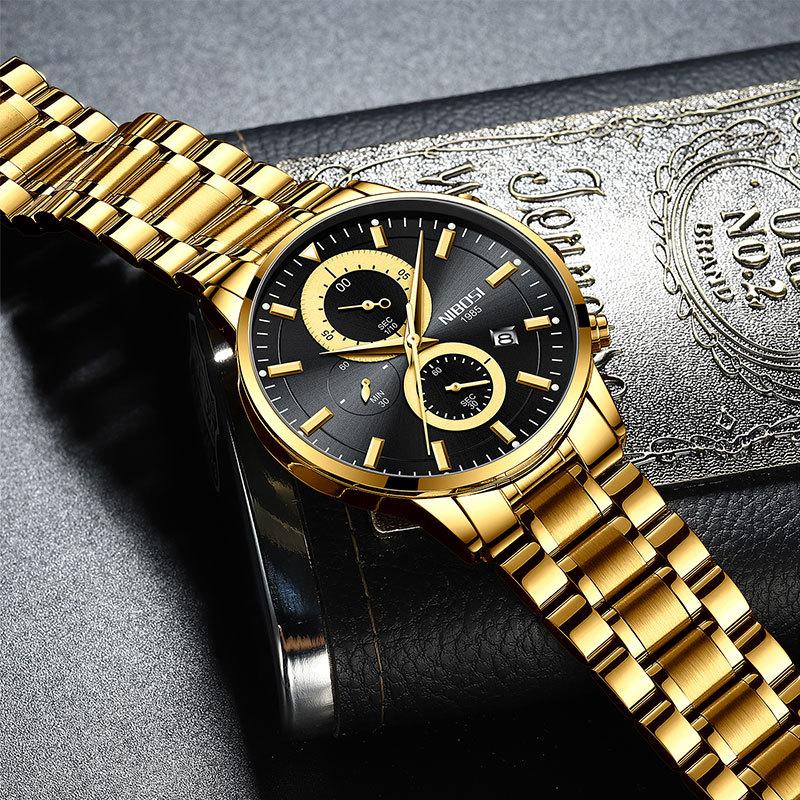 Fashion Watch Waterproof Calendar Men'S Watch Fashion Casual Quartz Watch Support Authorization