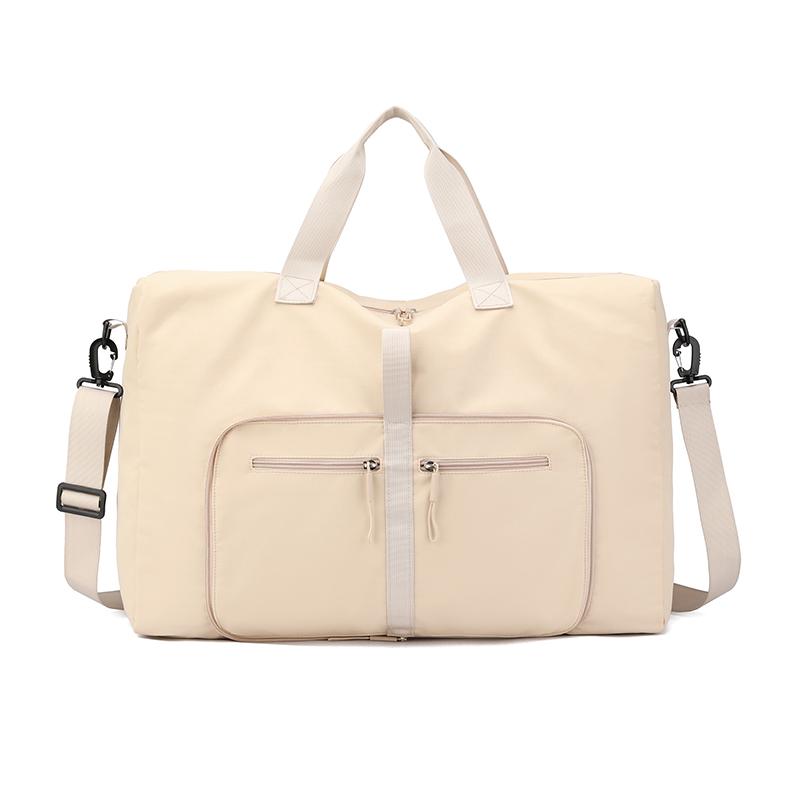 Large Capacity Foldable Travel Bag Women's Shoulder Luggage Bag