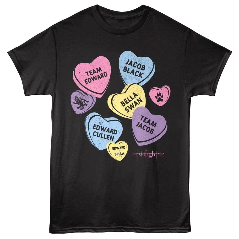

Twilight Pastel Candy Love Hearts Men s T Shirt L