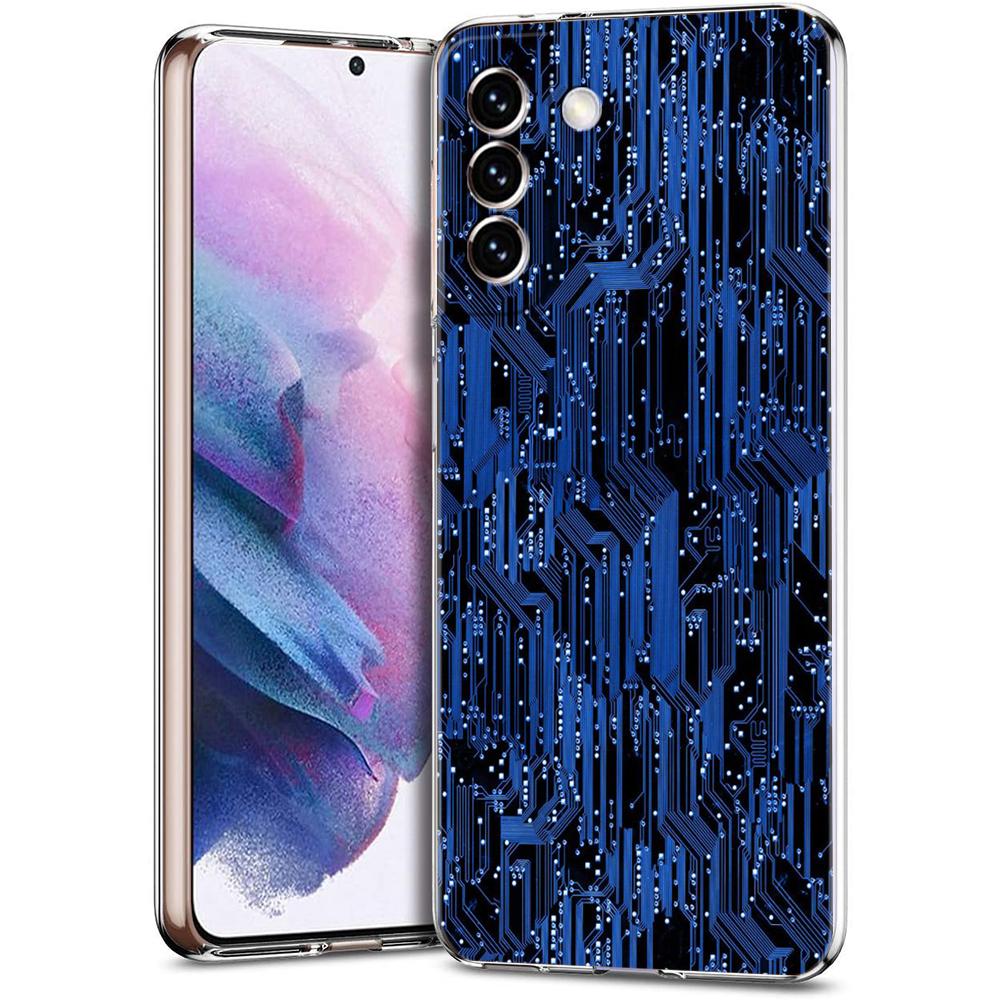 Inside Motherboard Circuit Board Case for Samsung S24 S23 S22 S20 S21 FE Ultra S24 S23 S10 S10E S9 S8 Plus 5G Phone Shell Capas