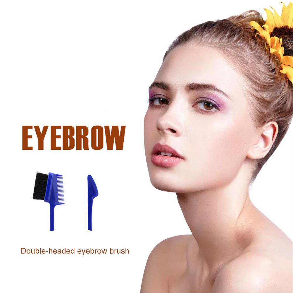 7pcs 2 In 1 Eyebrow Brush Comb Brushes Professional Eyebrow Comb Eyelash Makeup Beauty Brush