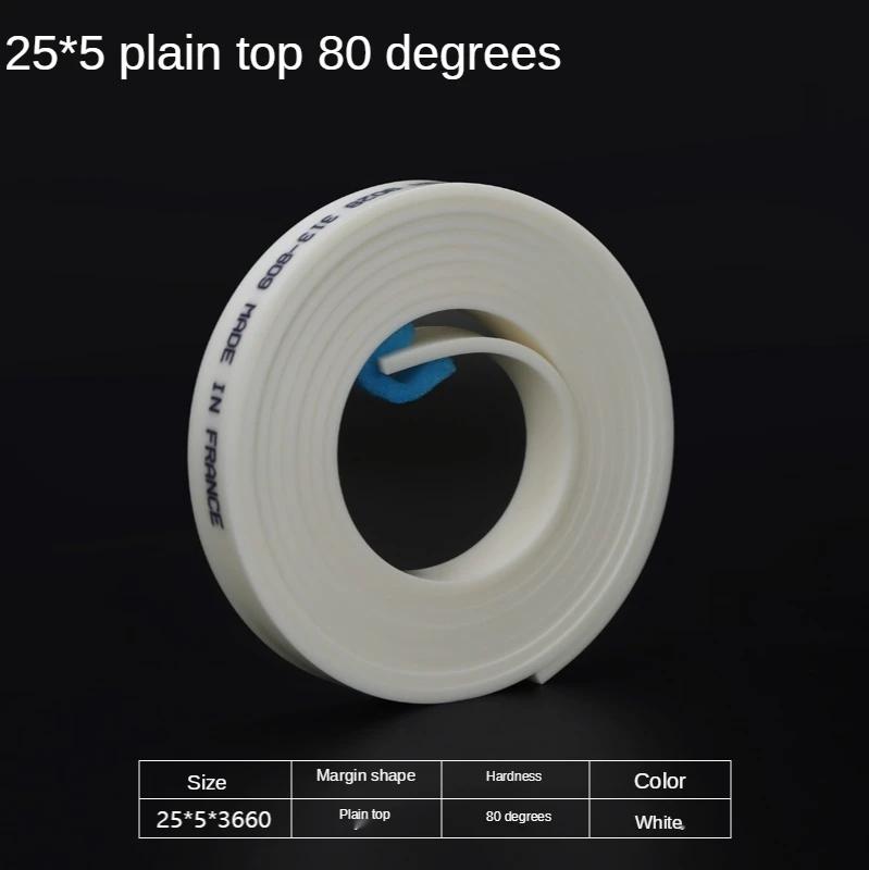 25mm*5mm Flat Silkscreen Squeegee Rubber 60A 65A 75A 80A DIY Silk Screen Printing Ink Scratch Board Tools Squeegee Rubber Blade
