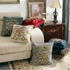 Luxurious Fabric Throw Pillow Cover with Detailed Embroidery,Pillowcase Gift for Modern Homes Soft Comfortable Fabric