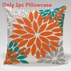 Geometric Color Flower Pillow Cover Polyester Fabric Modern Decor For Living Room