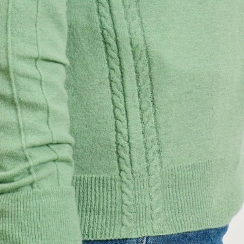 Bcbg Cable Holgarment Wool Knit B5s2k412