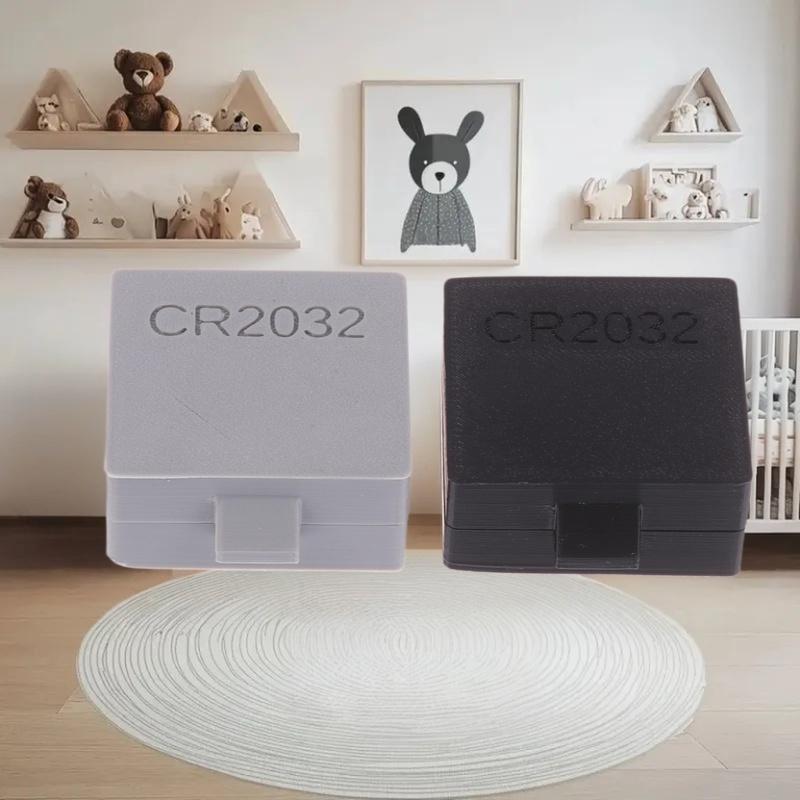 20-Hole CR2032 Battery Box Coin Cell Battery Storage Case Small Battery Organizer Portable Batteries Protective Holder