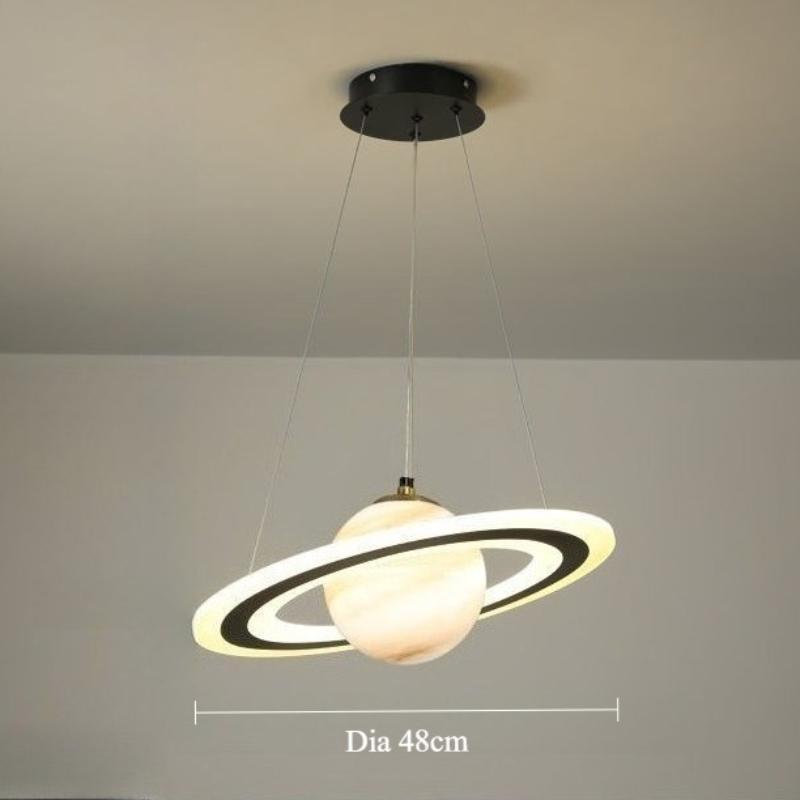 European-style New LED Acrylic Planet Chandelier Hanging Chandelier in Living Room Dining Room Children's Room