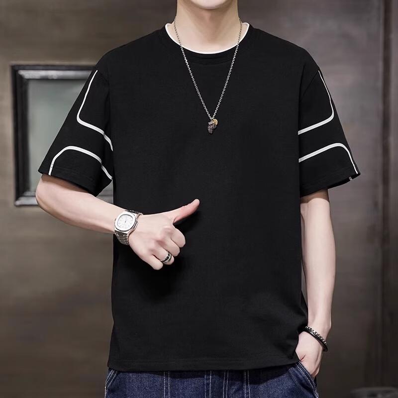 JIAOXIU Men s Plus Size Printed T-Shirt XL