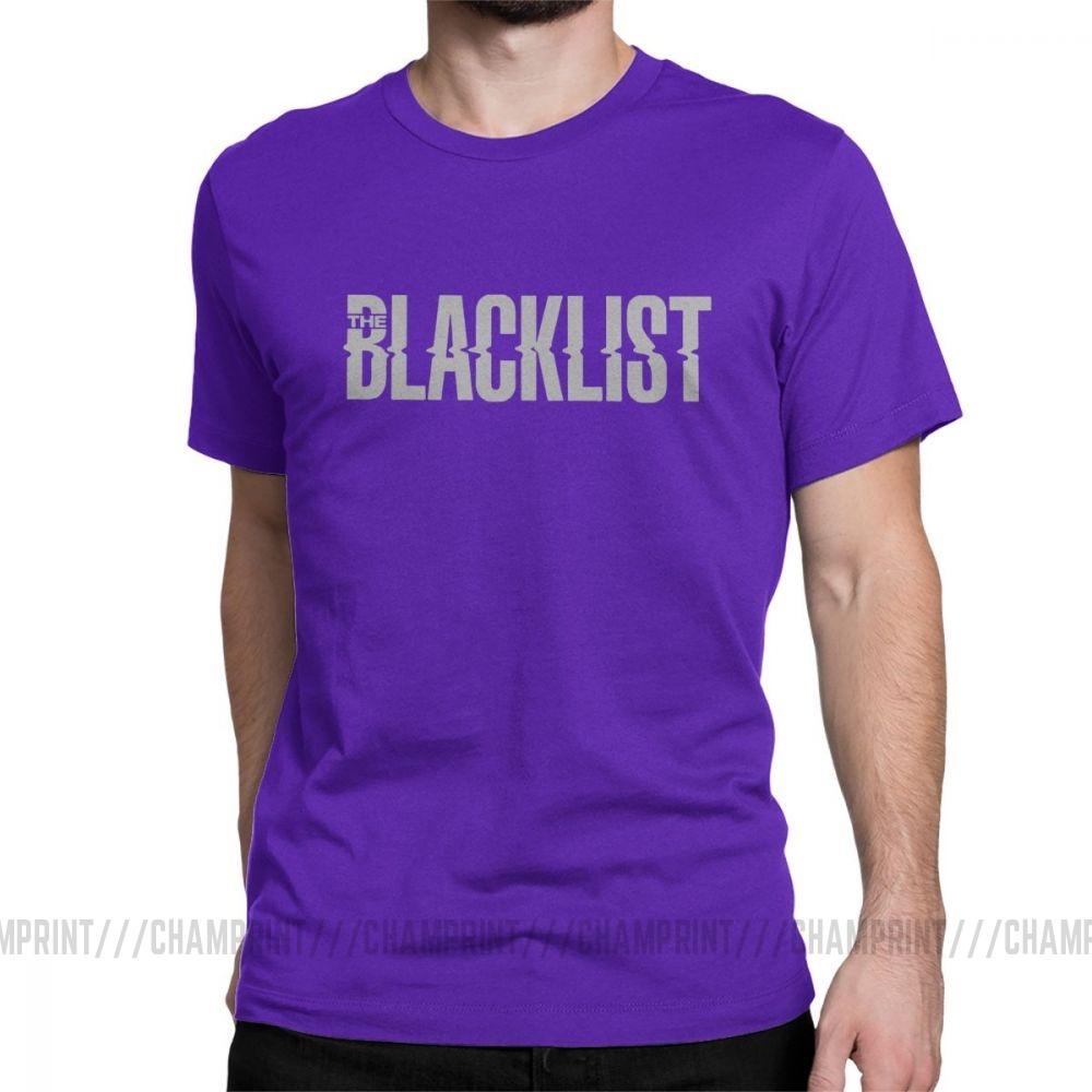 Men Good Tv Series The Blacklist T Shirt Reddington Raymond Red Hat Fandom Crime Cotton Short Sleeve Tees 4XL 5XL 6XL T-Shirts