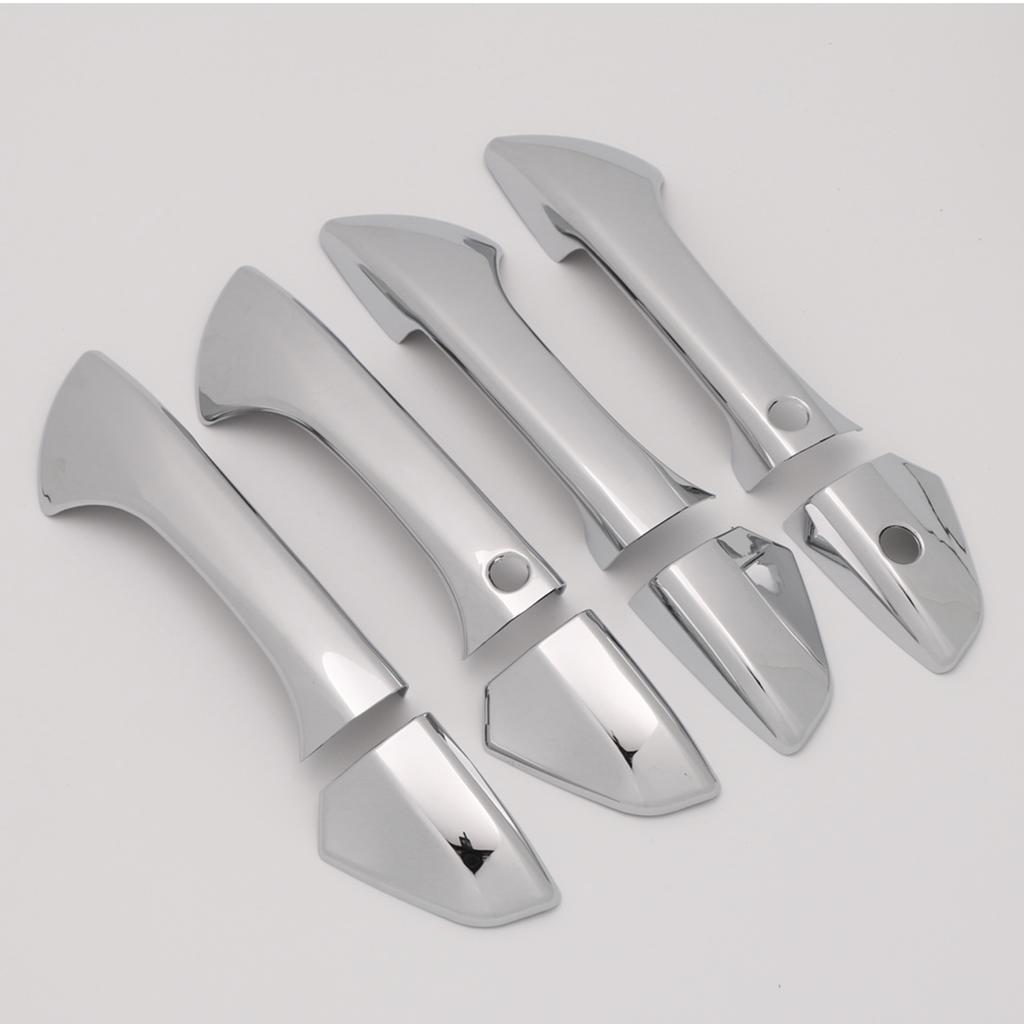 Adesivo per maniglia laterale della portiera in fibra di carbonio cromata per Honda Accord 2008-2013