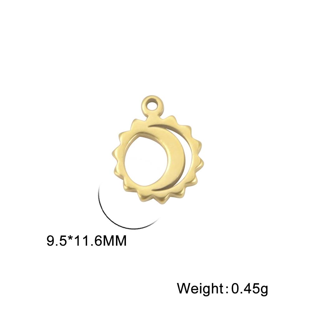 Teamer 10pcs Charms for Jewelry Making DIY Jewelry Accessories Stainless Steel Heart Ball Pendant for Bracelet Necklace Earrings
