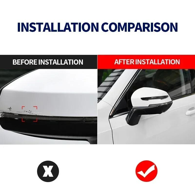 4pcs Carbon Fiber Look Car Door Protective Sticker For Alfa Romeo Giulia Stelvio Giulietta 156 159 147 Mito Tonale Brera Disco Khg156