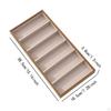Display Case for Eyeglasses And Jewelry Collection Organizer Tray