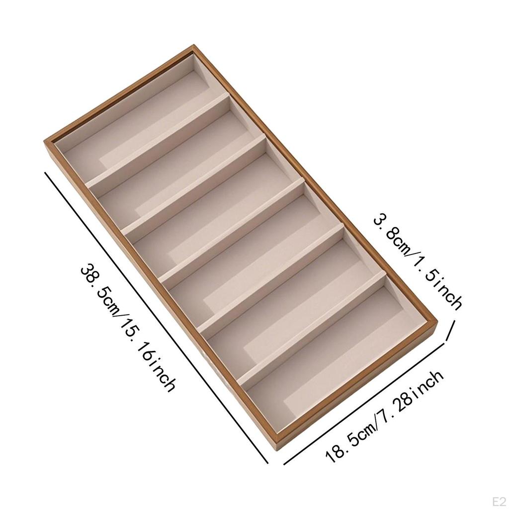 Display Case for Eyeglasses And Jewelry Collection Organizer Tray