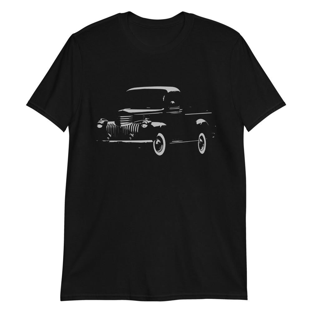 1945 Chevy Antique Pickup Truck Art Short-Sleeve Unisex T-Shirt XXL