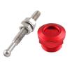 1Pz/4Pz 22mm Universale Auto Pulsante a Pressione Kit Perni Cofano Alluminio Rilascio Rapido Blocco Paraurti Targa Clip di Blocco