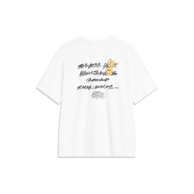 Co-Branded OG Slick Letter Smile Round Neck Short Sleeve T-Shirt Men Tops Off-White AHST475-4