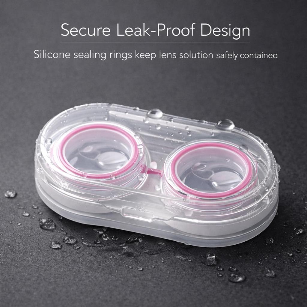Manthan 4-Piece Lens Applicator Tool, Contact Lens Case Box with Lens Case for Contact Lenses, Convenient Storage Solution for Regular Use and Tr