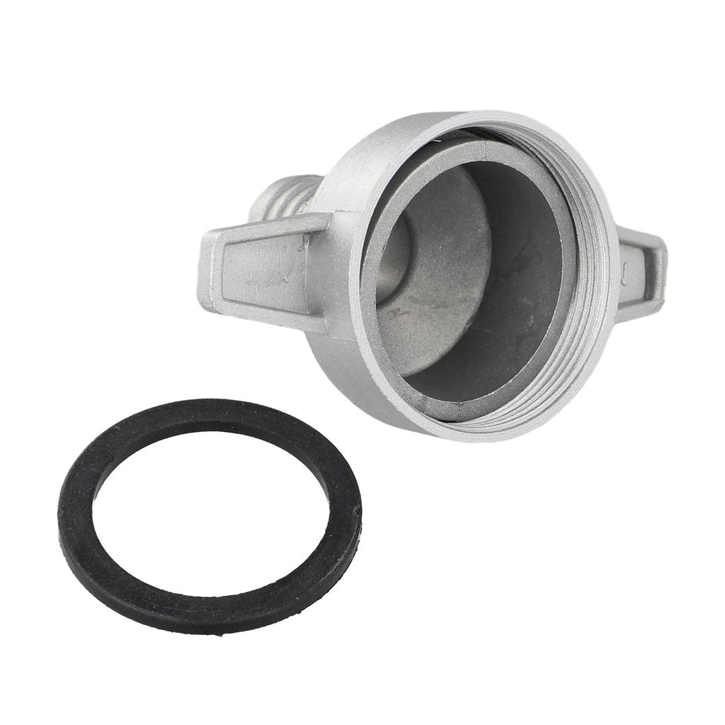 Aluminium Wasserpumpe Aluminium Rohranschluss mit Gummidichtung Wasserpumpen Verbindungsrohr Benzin-Wasserpumpe Zubehör