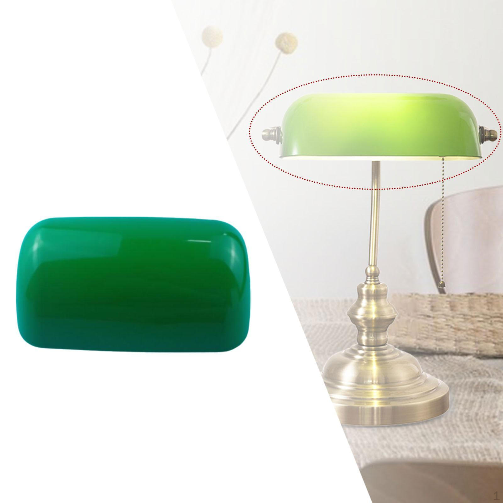 

Традиционный абажур для банковской лампы, абажур для рабочего стола, ремесла, освещение, декоративное искусство, декор, ретро-стол зелёный