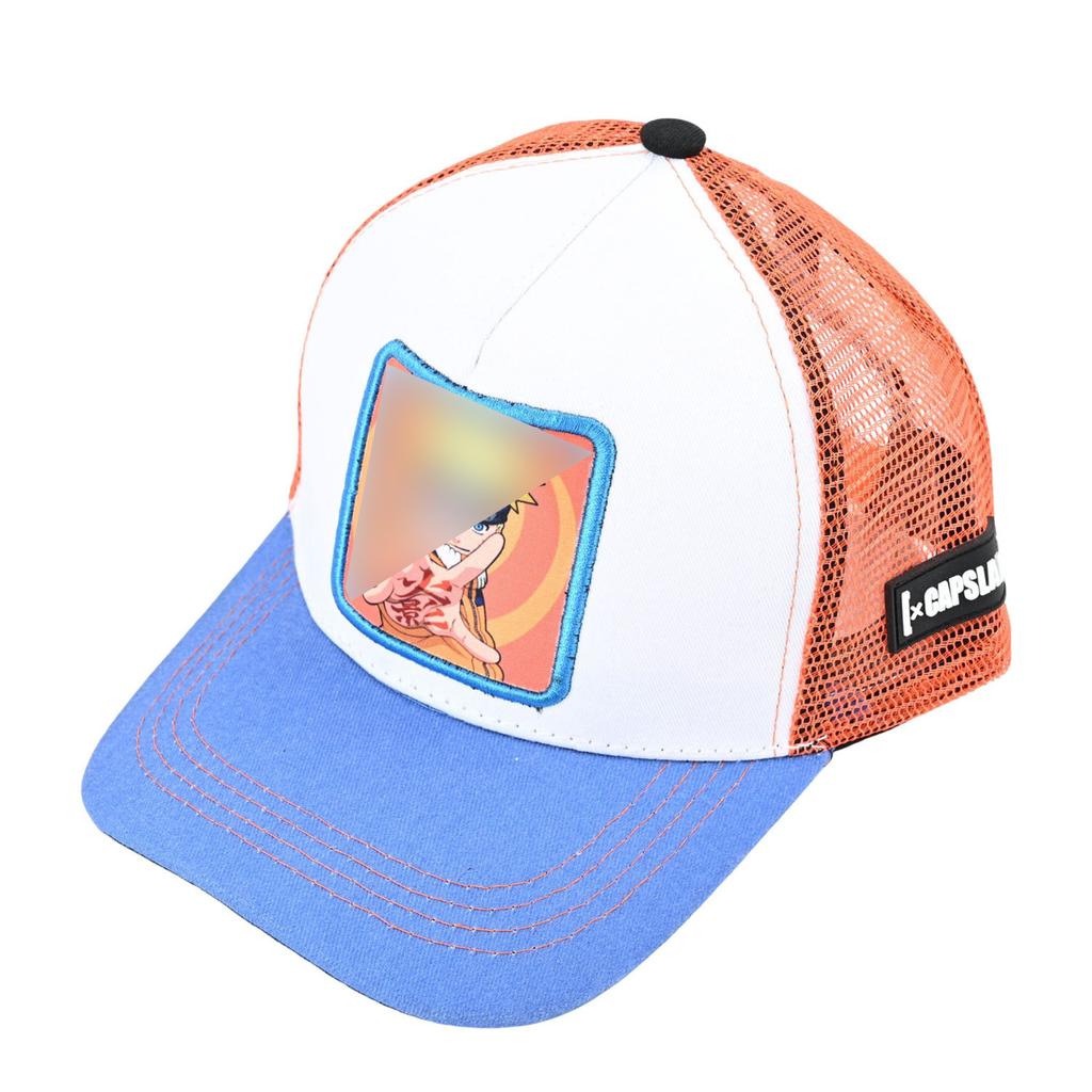 Personalized cartoon cartoon hat, trendy and cool mesh hat, embroidered baseball cap, sun protection breathable peaked cap source manufacturer