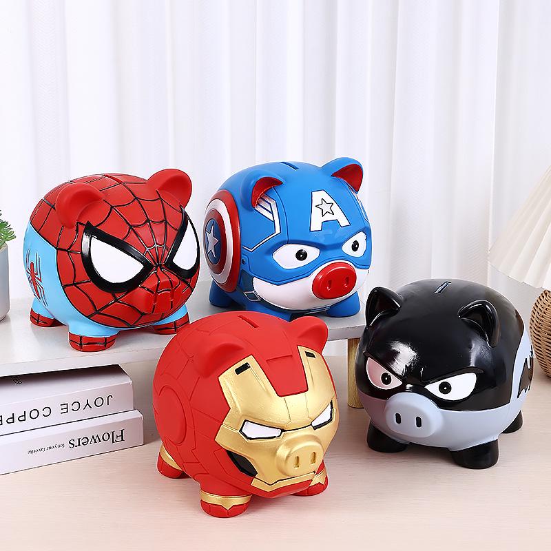 Spider-Man Piggy Bank: Silicone, Durable, Kids' Gift for Children's Day