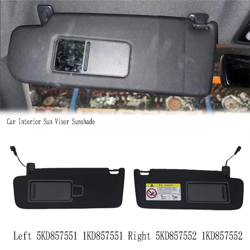 Sun Visor Sunshade Car Interior Accessories For VW Golf 5 2003-2008, Golf 6 2009-2014, Passat B6 B7