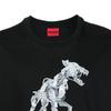 Hugo Boss T-Shirts Men's Black Crew Neck Moderate Straight Fit 50475590-001