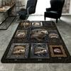 Hedgehog Portrait Gallery Pattern Rug Floor Mat for Living Room or Bedroom Soft and Comfortable Carpet a Gift for Birthday and Holiday.
