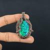 Australian Triplet Opal 999 Copper Wire Wrapped Pendant, Handmade Gemstone Jewelry Pendant Gift For Birthday