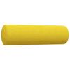 4 Piece Sofa Set with Footstool and Decorative Cushions Light Yellow Fabric